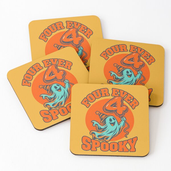 Item preview, Four Ever Spooky – Funny Ghost Birthday Celebration designed and sold by Endless7Art.
