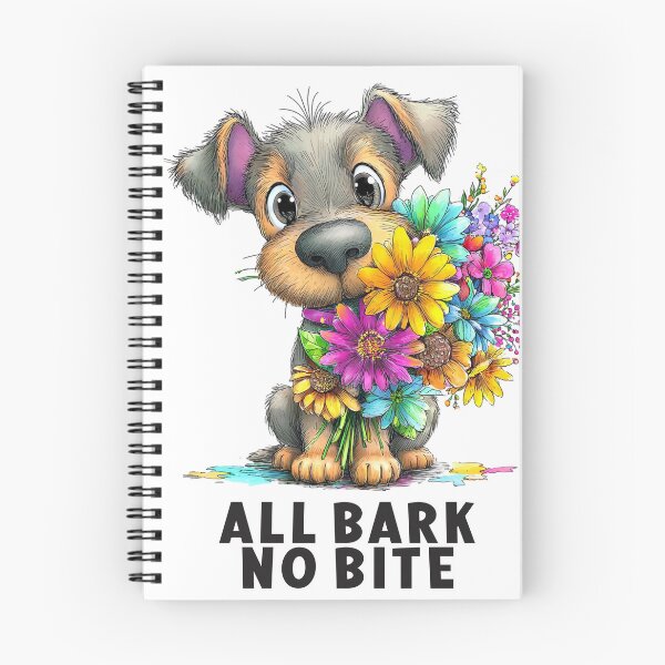 Item preview, All Bark No Bite – Cute Dog Lover Design designed and sold by Muggio.
