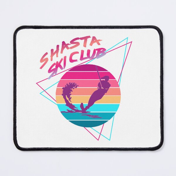 Item preview, Vintage Retro 90s Shasta Women's Water Ski Club Round designed and sold by coffeepolicy.