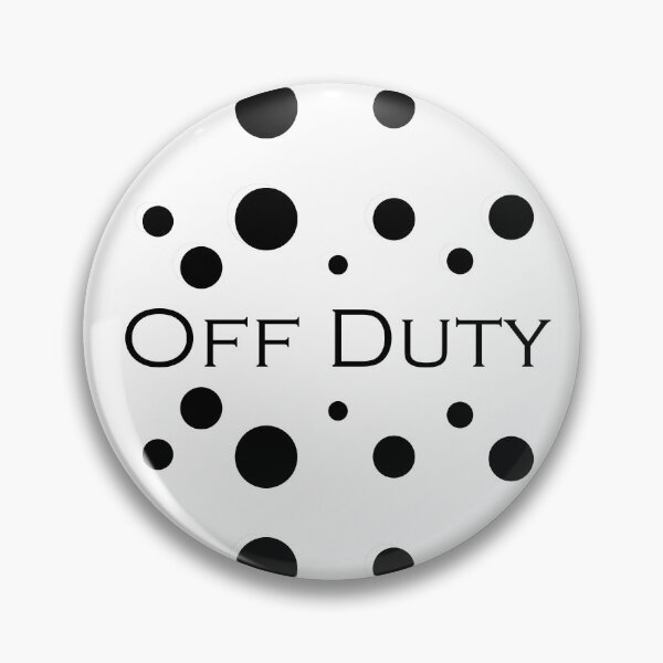 Item preview, Off Duty with Polka Dots in Black and White designed and sold by WD-Artist.