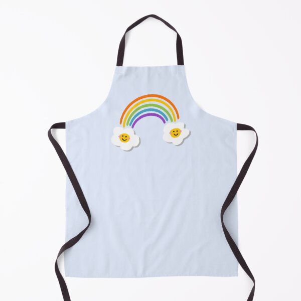 Item preview, cute smiley rainbow with flowers designed and sold by artsy genau.