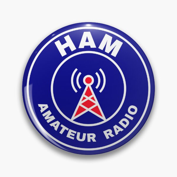 Item preview, HAM Amateur Radio Operator Antenna Badge Hobby Enthusiast designed and sold by AnnSign.