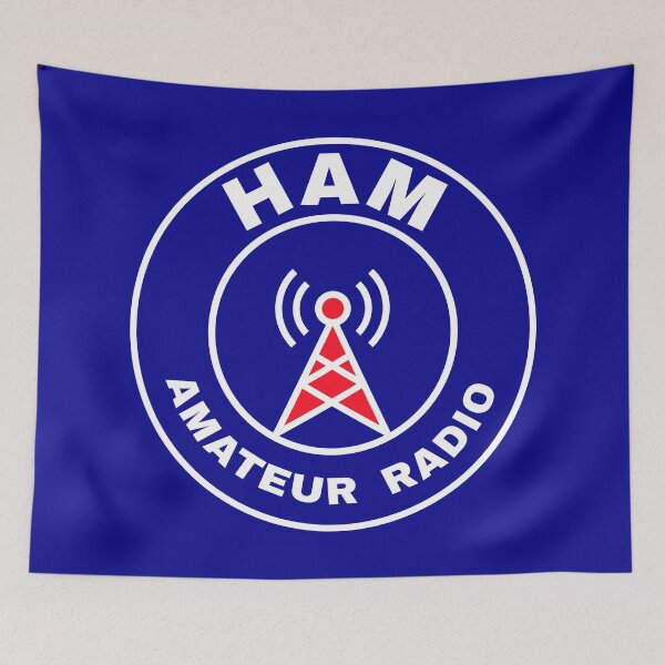 Item preview, HAM Amateur Radio Operator Antenna Badge Hobby Enthusiast designed and sold by AnnSign.