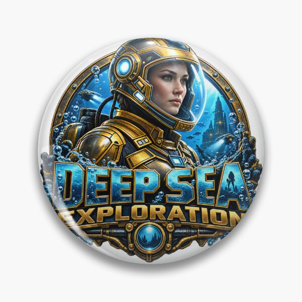 Item preview, Deep Sea Exploration Emblem designed and sold by Moviebuff91.