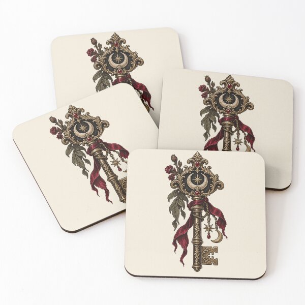 Item preview, Gothic Moon Key – Crimson Celestial Talisman designed and sold by MetaModel Editions.