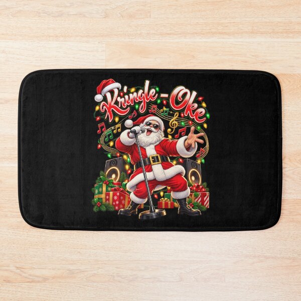 Item preview, KRINGLE-OKE — Santa’s Taking the Mic! designed and sold by signshirtz.