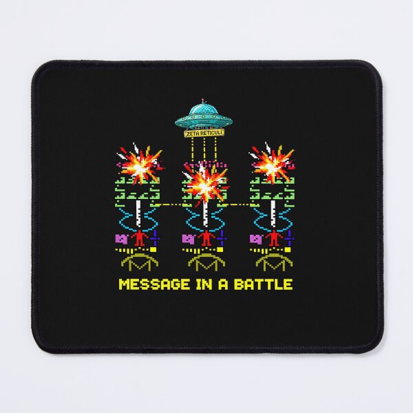 Item preview, Zeta Reticuli: Message in a Battle - Arecibo Message vs Space Invaders Arcade War designed and sold by falenadreams.