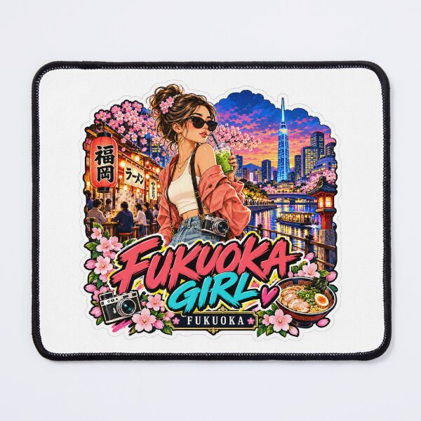 Item preview, Fukuoka Girl Japan Sakura Travel designed and sold by lorand-designs.