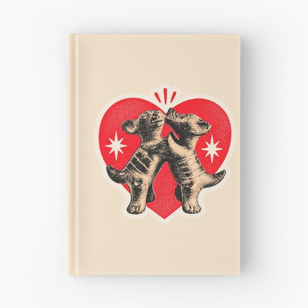 Item preview, Dancing Colima Dogs Love Heart designed and sold by El Brown Mercado.