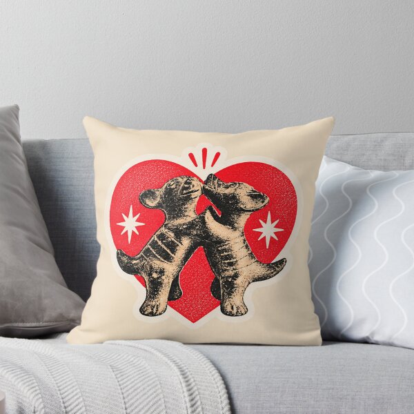 Item preview, Dancing Colima Dogs Love Heart designed and sold by El Brown Mercado.