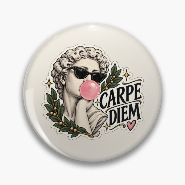 Item preview, Carpe Diem Classical Statue Bubblegum Pop Art Design designed and sold by MetaModel Editions.