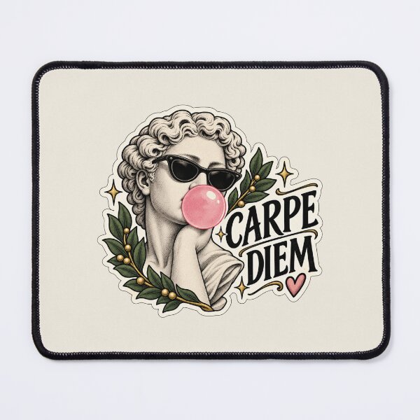 Item preview, Carpe Diem Classical Statue Bubblegum Pop Art Design designed and sold by MetaModel Editions.
