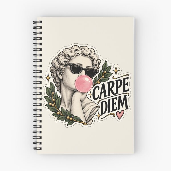 Item preview, Carpe Diem Classical Statue Bubblegum Pop Art Design designed and sold by MetaModel Editions.