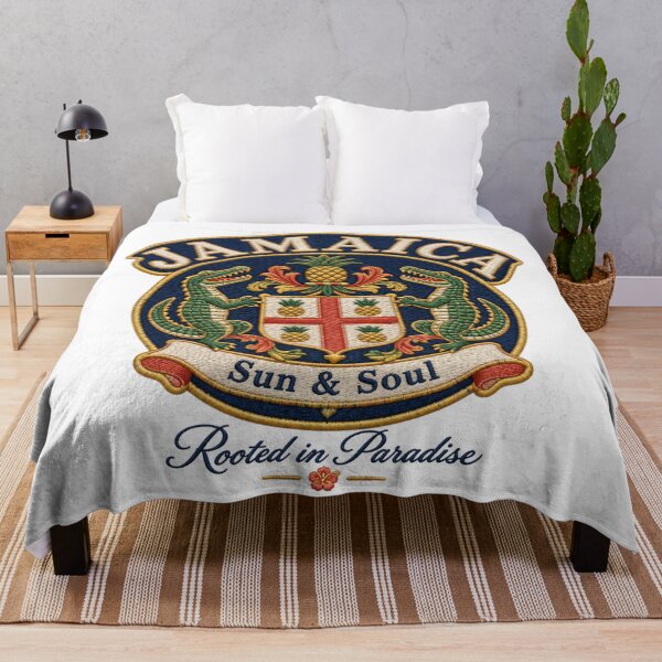 Item preview, Jamaica Sun & Soul – Rooted in Paradise Vintage Crest  designed and sold by freshwear design.