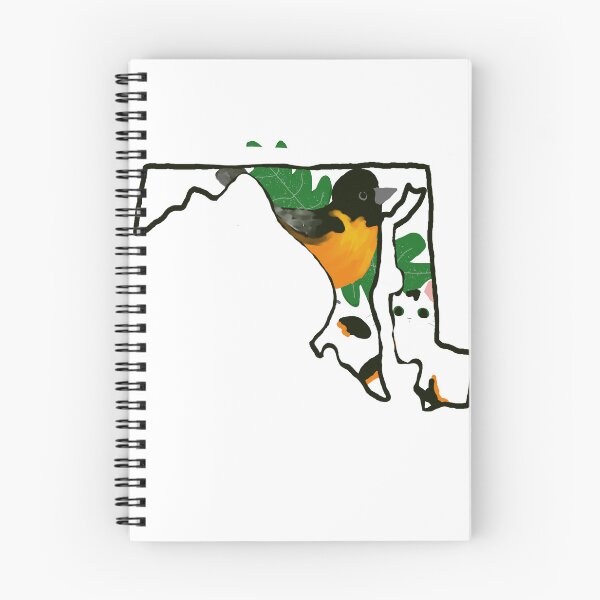 Item preview, Maryland- inline version designed and sold by EmberGlowPress.