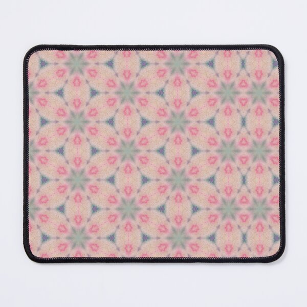 Item preview, Pastel Rose Sage Green Hexagonal Tile Pattern Mandala - Throw Pillow designed and sold by ArithraStudio.