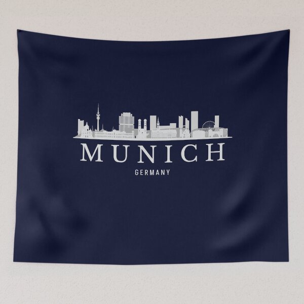 Item preview, Munich skyline, Munich Germany designed and sold by Dressyourflag.