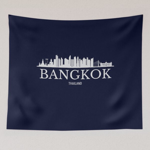 Item preview, Bangkok skyline, Bangkok, Thailand designed and sold by Dressyourflag.