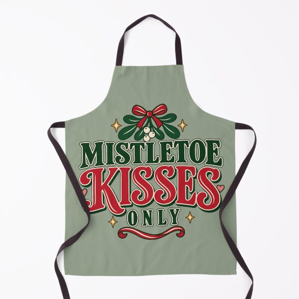 Item preview, Mistletoe Kisses Only Retro Christmas designed and sold by MAD's Recreation Studio.