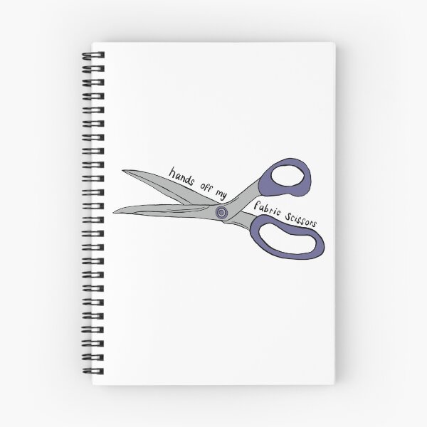 Item preview, Hands off my fabric scissors - craft humor designed and sold by aziza-doodles.