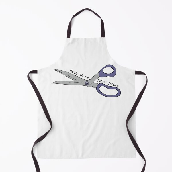 Item preview, Hands off my fabric scissors - craft humor designed and sold by aziza-doodles.