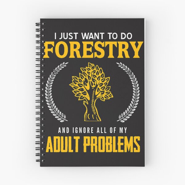 Item preview, Just Want to Do Forestry and Forget Problems Nature Lover Design designed and sold by odjzykazama.