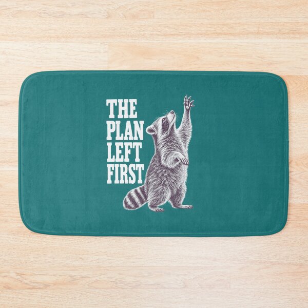 Item preview, The Plan Left First Raccoon – Funny Vintage Engraving designed and sold by LuveraxArt.