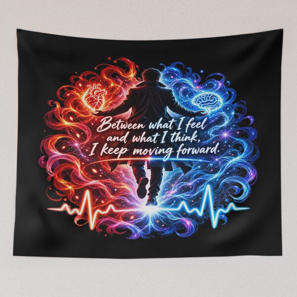 Item preview, Between What I Feel and What I Think – Mind and Heart designed and sold by TroviTutto.