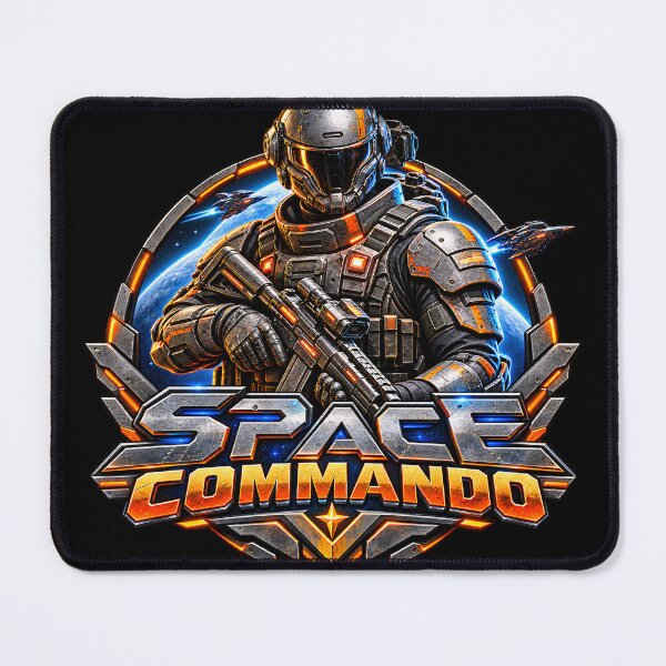 Item preview, Space Commando Logo designed and sold by Moviebuff91.
