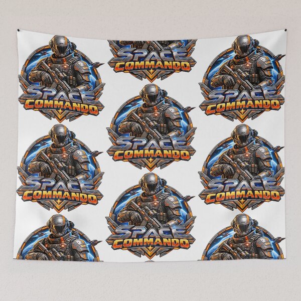 Item preview, Space Commando Logo designed and sold by Moviebuff91.