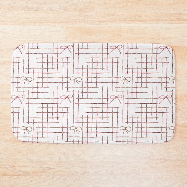 Item preview, Vintage Plaid Pattern of Strings and Bows designed and sold by Flowersforbear.