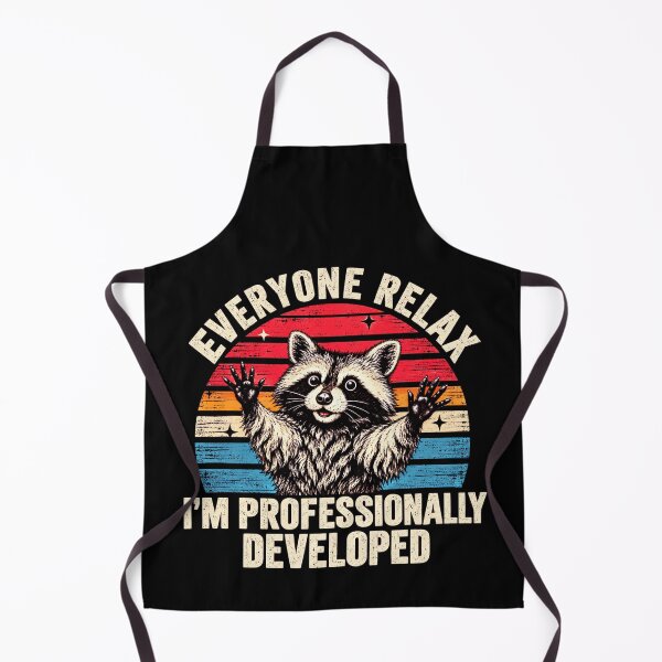 Item preview, Everyone Relax I’m Professionally Developed Funny Raccoon Sarcastic Humor designed and sold by 76Valeria.