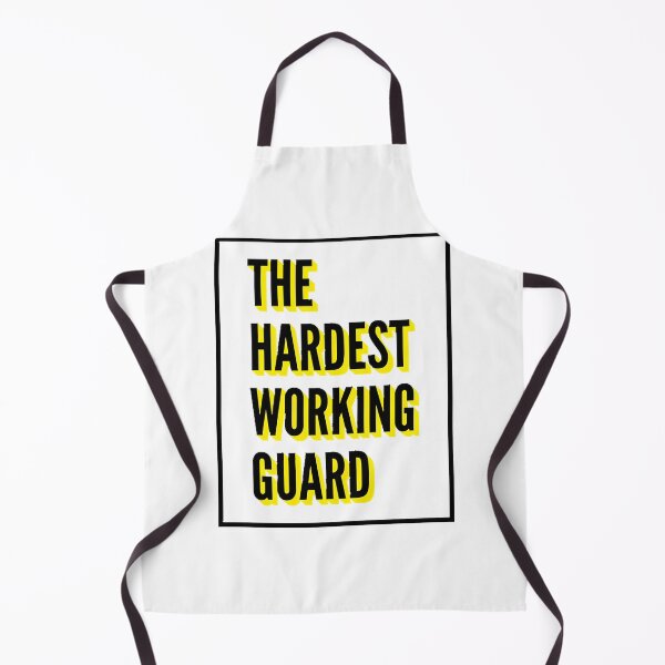 Item preview, The Hardest Working Guard Inspirational Quote Design for Dedicated Security Professionals designed and sold by faxyhaxy1337.