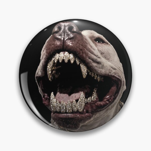 Item preview, Pitbull with Grillz designed and sold by NF Designs Studio DTF.