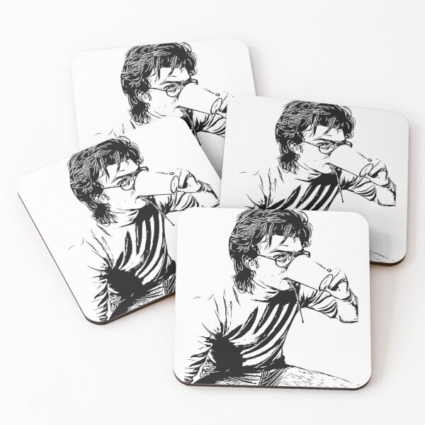 Aperçu de l'œuvre Joe Keery, montage sur le café renversé créée et vendue par simpleswift.