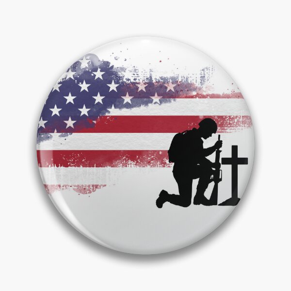 Artikelvorschau, US-amerikanischer Patriot, Soldat entworfen und verkauft von LaakiiArt.