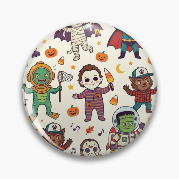 Item preview, halloween cute monsters spooky designed and sold by Bywithrose instant studio.