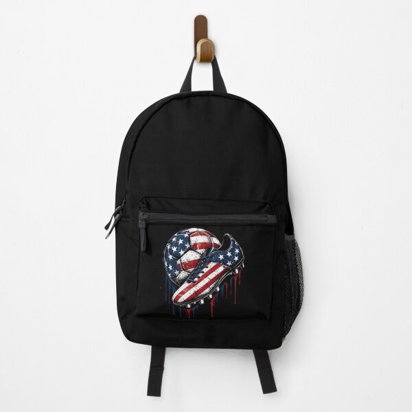 Item preview, USA Soccer Drip Cleat and Ball - American Flag Soccer Graphic designed and sold by LeSoniPapaPrint.