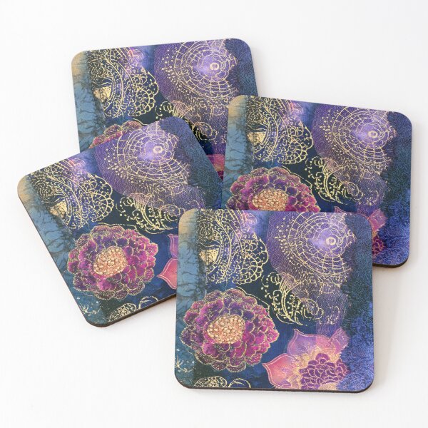 Item preview, Batik Movimiento Ecléctico Índigo Abstracto designed and sold by scicilysimonee.