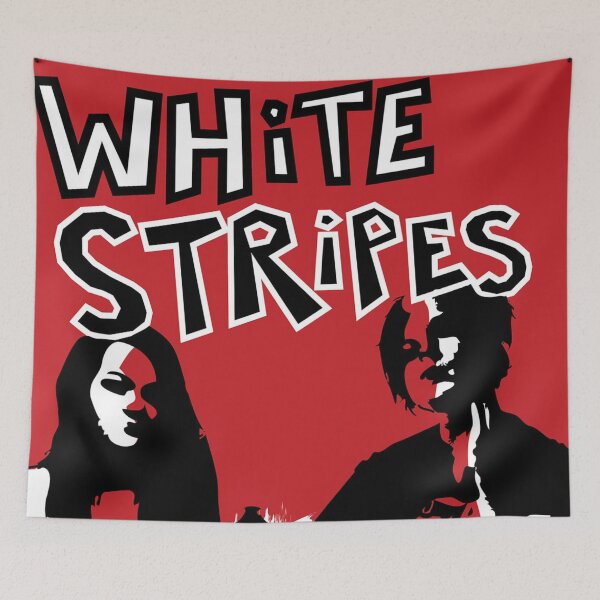 Item preview, White Stripes Original Custom Vintage Music Poster Wall Art designed and sold by Cool Robot Bro..