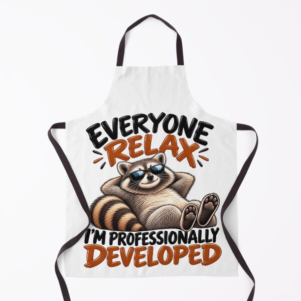 Item preview, Everyone Relax I’m Professionally Developed Funny Raccoon Sarcastic Humor designed and sold by 76Valeria.