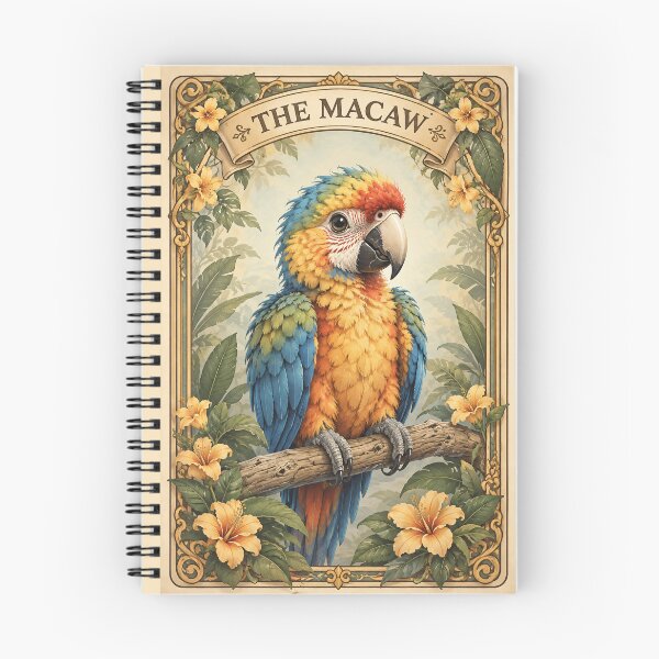 Item preview, Adorable Baby Macaw - Botanical Art Nouveau Watercolor designed and sold by Lady-K-.