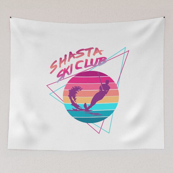 Artikelvorschau, Vintage Retro 90er Jahre Shasta Herren Wasserski Club Rundschuh entworfen und verkauft von coffeepolicy.