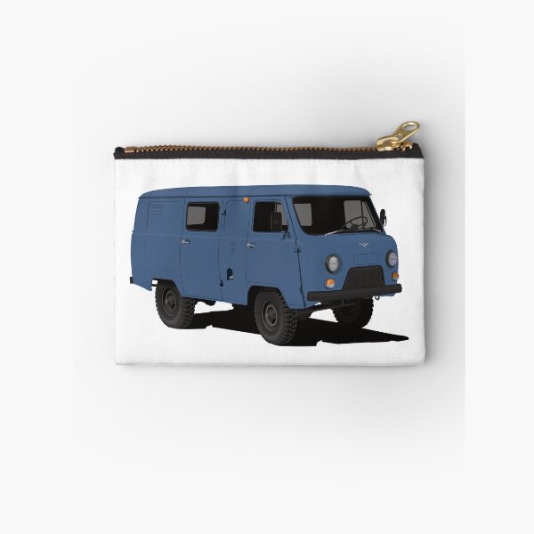 Item preview, UAZ-452 Bukhanka - Soviet 4x4 Van - Blue designed and sold by knappidesign.