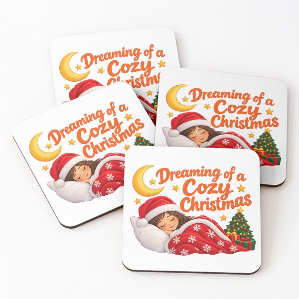 Item preview, Dreaming of a Cozy Christmas – Christmas Sleep Design designed and sold by Deepsleepstudio.