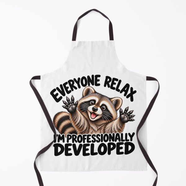Item preview, Everyone Relax I’m Professionally Developed Funny Raccoon Sarcastic Humor designed and sold by 76Valeria.