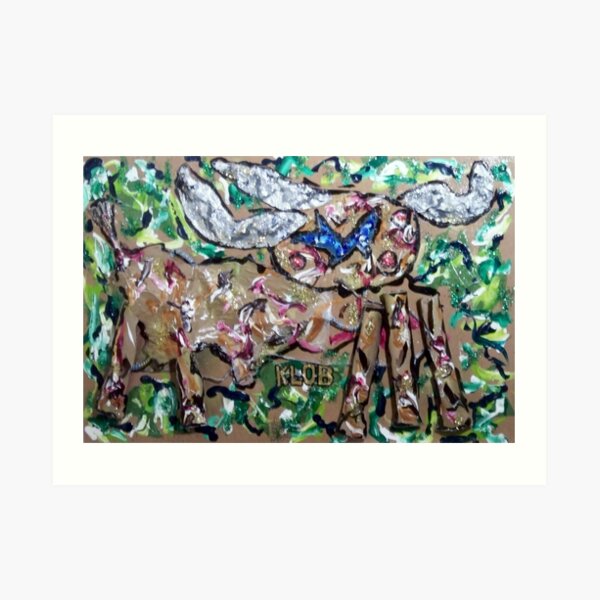 Industrial Strength Bison Art Print