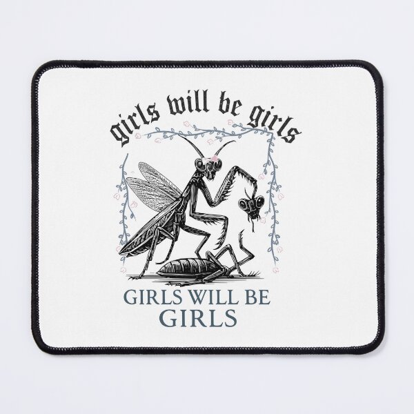 Item preview, Girls Will Be Girls: Funny Dark Humor Black designed and sold by Designart68.