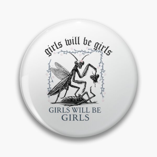 Item preview, Girls Will Be Girls: Funny Dark Humor Black designed and sold by Designart68.