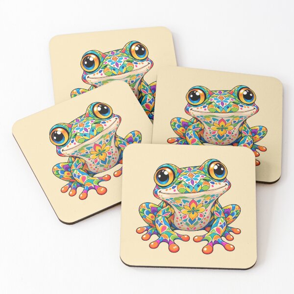 Item preview, Kaleido Frog - Kaleidoscope Art designed and sold by Myra365Art.